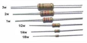 Resistencias Eléctricas -1/4w,1/2w,1w,5w Todos Los Valores