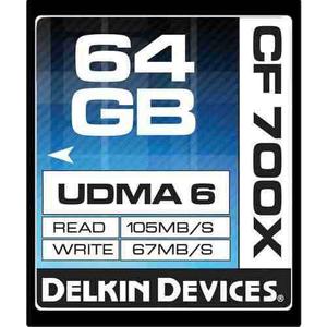Memoria Delkin Devices 64gb Compact Flash 700x Udma 6