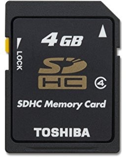 Memoria Sd Hc 4gb Class 4 Toshiba