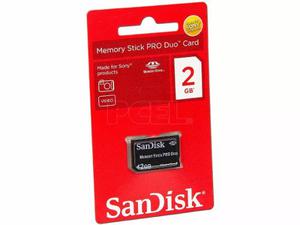 Memoria Stick Pro Duo 2 Gb Para Camara Sony Y Psp