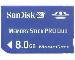 Memoria Stick Pro Duo De 8gb Sandisk