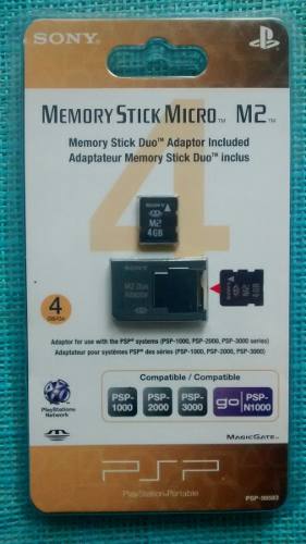 Memory Stick Micro M2 Sony 4gb Original!!