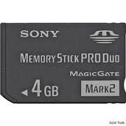 Memory Stick Pro Duo 4gb Con Adaptador Sony