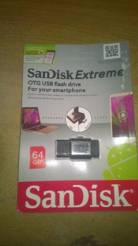 Pendrive Sandisk Dual Otg 64gb Usb 3.0 Celulares