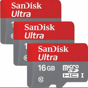 Sandisk 16gb Ultra Mobile Tarjeta Microsdhc W / Adaptador