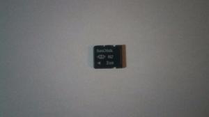 Tarjeta Sandisk Memory Stick Micro M2. Usada!! 2gb.