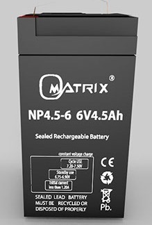 Bateria Pila 6v 4.5ah Ups Lamparas Emergencia Matrix Tienda
