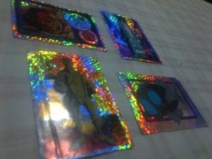 4 Hologramas Del Album Atlantis De Panini