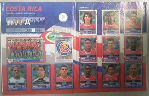 Costa Rica - Álbum Panini De La Copa América 