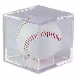 Porta Pelota Beisbol Cubo Protección De Acrílico Bcw