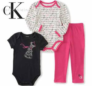 Conjunto De 3 Piezas Para Niñas / Marca Calvin Klein