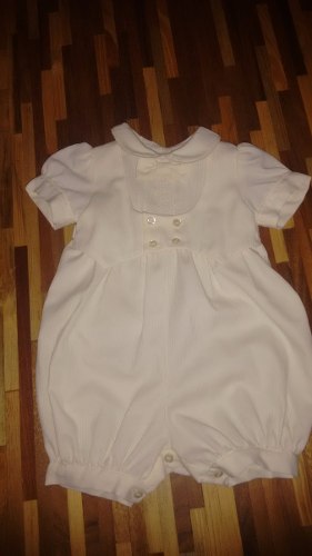 Conjunto De Bautizo - Bebe Unisex - Talla 1