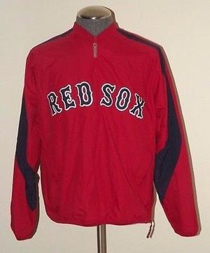 Jacket Majestic De Entrenamiento En Mlb Red Sox Original