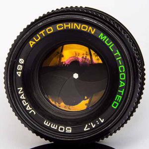 Lente Chinon 50mm F1.7 Manual Muy Luminoso Y Bien Cuidado