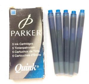 Parker Cartuchos Tinta Para Pluma Fuente Originales Azul
