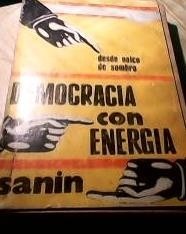 Democracia Con Energia De Sanin. (alfredo Tarre Murzi)