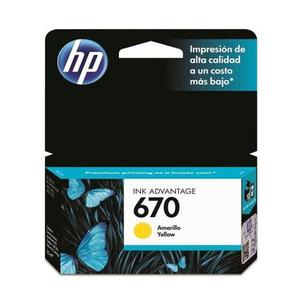 Cartucho Hp 670 (cz116al) Yellow Deskjet 