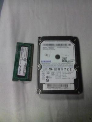 Disco Duro Samsung + Memoria Ram