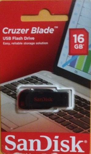 Pendrive 16gb Sandisk Original, Nuevo Y Sellado