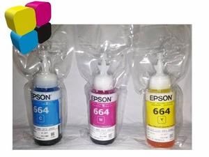 Tinta Epson Original T664 Para L110 L200 L210 L300 L350 L355