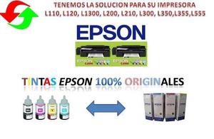 Tintas Epson L110 L120 L L200 L210 L300 L 350 L 355 L555