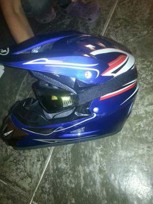 Cascos De Motocroos Kit Lente Y Cascos