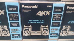 Panasonic Equipo De Sonido Sc-akxw Bluetooth, Usb Y +