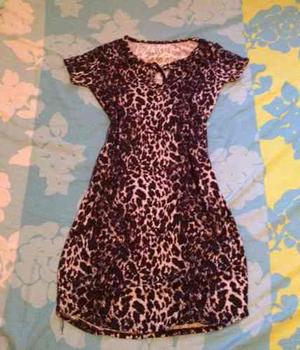 Vestido Deportivo Beisbolero Animal Print