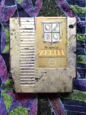 Cassette Dorado Zelda Para Nintendo Nes