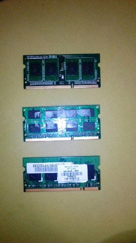 Combo Memoria Ram Ddr2 Y Ddr3 Laptop