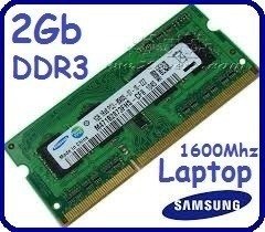 Memoria Ram 2gb Ddr3 Samsung mhz Pc3 Sodimm