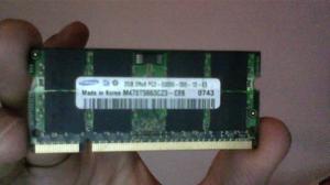 Memoria Ram. Ddr2. 2gb. Samsung