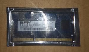 Memoria Ram De 4 Gb Ddr3 Para Laptops Marca Elpida