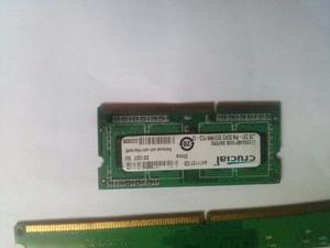 Memoria Ram De Uno Y Dos Gb