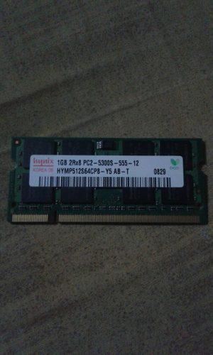 Memoria Ram Laptop 1gb 2rx8 Pcs- Marca Hynix