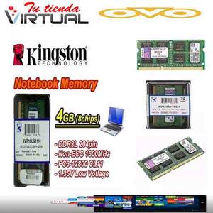 Memoria Sodimm 4 Gb Ddr3 Laptop Pc Mh Intel Amd