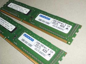 Memorias Ram Ddr3 A 2gb mhz Latencia 8 Para Pc