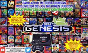 Sega Genesis Para Celular Con Android 150 Juegos
