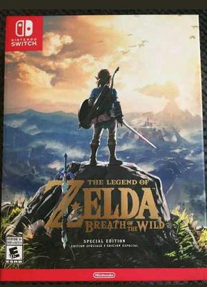Zelda Breath Of The Wild Edición Especial Sellado. Switch