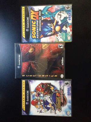 Juegos Nintendo Game Cube Sonic Adventure & Spider Man