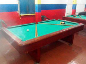 Mesas De Pool + 15 Tacos Y Juego De Bolas