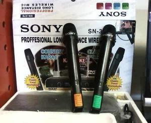 Microfonos Sony Sn-378 Karaoke 2 Microfonos