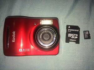 Camara Kodak C Mega Pixels Memoria Micro Sd 4gb