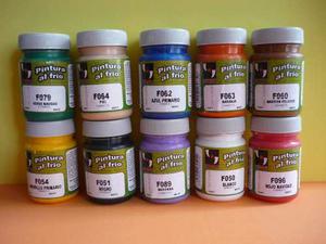 Pinturas Al Frio Cantek 60ml Cerámica Masa Flexible Mdf