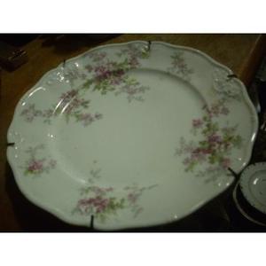 Plato De Porcelana C.ahrenfelot, Limoges, Doble Sello,con