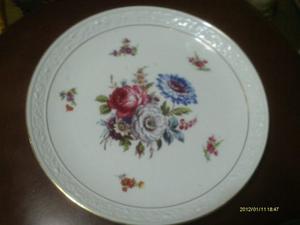 Plato Porcelana Krauthcion Selb Bavaria Germany Dibujo De F