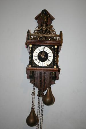 Reloj Wuba Holandes Pared Madera Holanda
