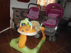 Coches Andadera Y Porta Bebe