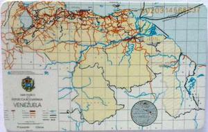 Tarjeta Cantv  Mapa Político De La República