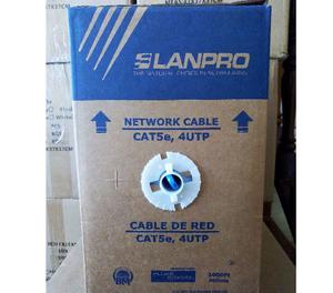 cable cat 5E marca lampro de 305 mtrs de 70% Cobre